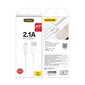 Ühenduskaabel Dudao USB / Lightning 2.1A kaabel 2m valge, L4L 2m, valge цена и информация | Mobiiltelefonide kaablid | hansapost.ee