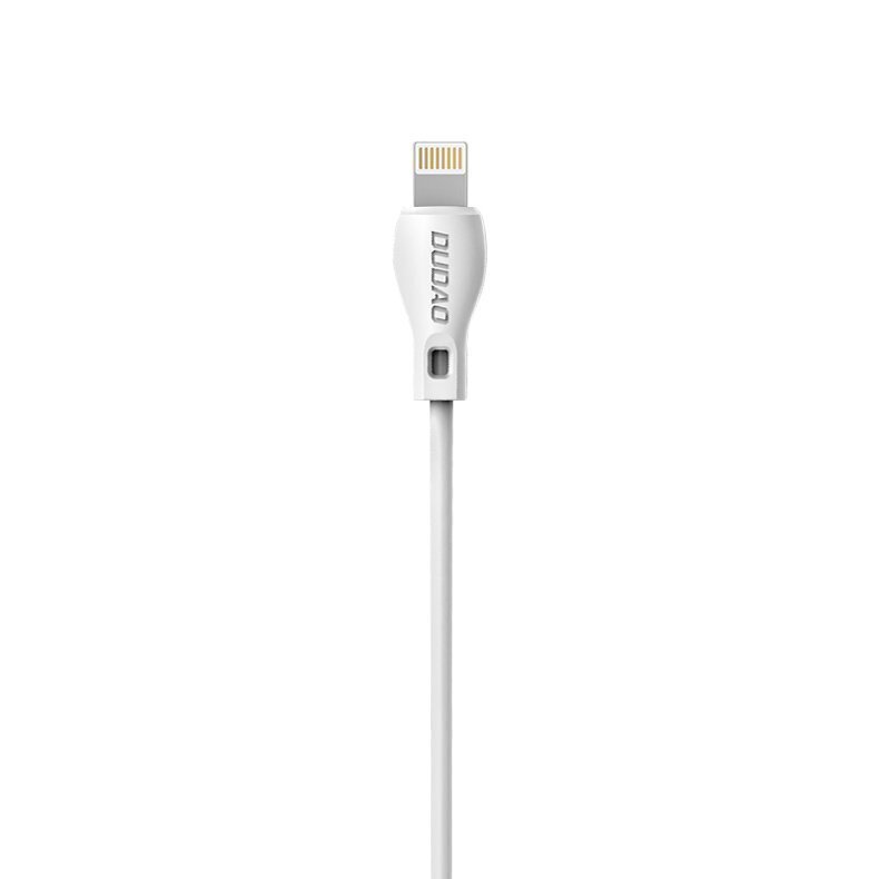 Ühenduskaabel Dudao USB / Lightning 2.1A kaabel 2m valge, L4L 2m, valge hind ja info | Mobiiltelefonide kaablid | hansapost.ee