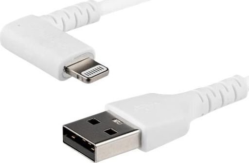 STARTECH Angled Lightning to USB Cable цена и информация | Mobiiltelefonide kaablid | hansapost.ee