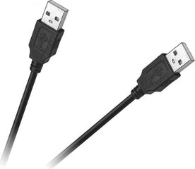 Cabletech AM-AM USB Cable 3m Black hind ja info | Mobiiltelefonide kaablid | hansapost.ee