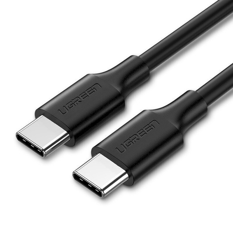 Kullatud USB-C UGREEN kaabel 1,5m must hind ja info | Mobiiltelefonide kaablid | hansapost.ee