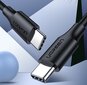 Ugreen US287 USB-C kaabel 0,5 m must цена и информация | Mobiiltelefonide kaablid | hansapost.ee