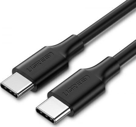 Ugreen US287 USB-C kaabel 0,5 m must цена и информация | Mobiiltelefonide kaablid | hansapost.ee