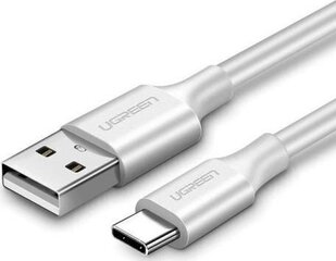 Ugreen US287 USB-C kaabel, QC3.0, 0,25 m, valge hind ja info | Mobiiltelefonide kaablid | hansapost.ee