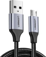 Ugreen US290 mikro -USB -kaabel, QC 3.0, 2.4A. 1,5 m, must hind ja info | Mobiiltelefonide kaablid | hansapost.ee