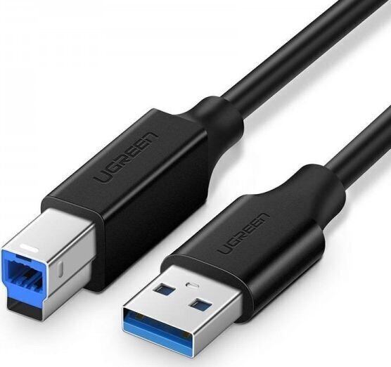 Printerikaabel USB 3.0 A-B UGREEN US210, 2m, must hind ja info | Mobiiltelefonide kaablid | hansapost.ee