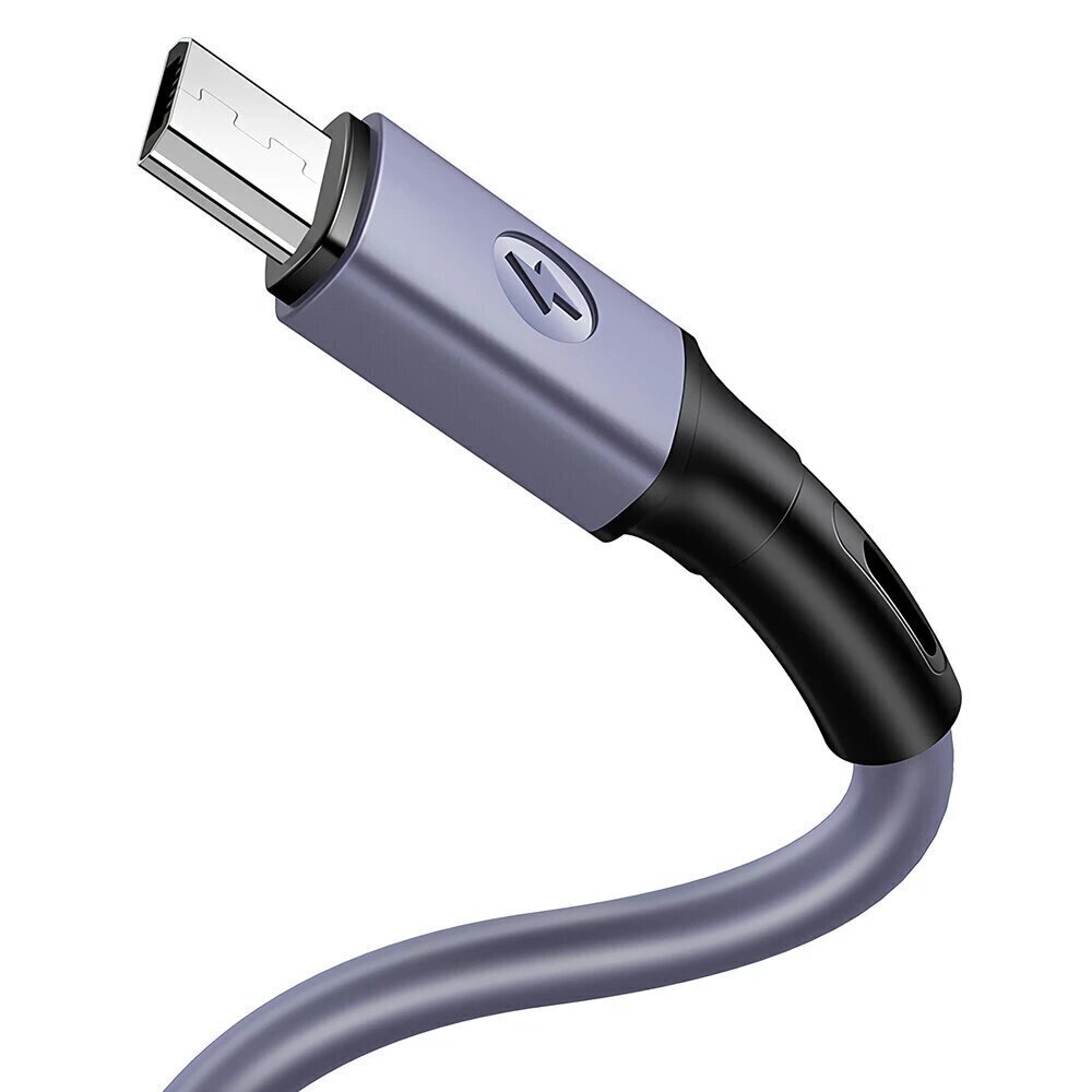 Kaabel USB/Micro USB USAMS, lilla, 100cm цена и информация | Mobiiltelefonide kaablid | hansapost.ee