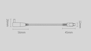 Baseus CA1T2-A0G hind ja info | Mobiiltelefonide kaablid | hansapost.ee