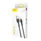 Kaabel Baseus Cafule USB Lightning 1.5 A 2m, kuldne/must hind ja info | Mobiiltelefonide kaablid | hansapost.ee