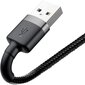 Baseus CALKLF-CG1, USB Lightning, 2 m цена и информация | Mobiiltelefonide kaablid | hansapost.ee