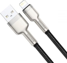 Кабель Baseus Cafule Series USB в IP 2.4A 1m, черный цена и информация | Baseus Мобильные телефоны, Фото и Видео | hansapost.ee