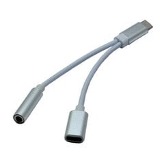 Audio Adapter USB C tüüp hind ja info | Mobiiltelefonide kaablid | hansapost.ee