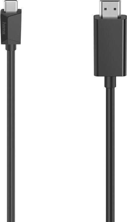 Juhe USB-C - HDMI Hama (3 m), 00200719 hind ja info | Mobiiltelefonide kaablid | hansapost.ee