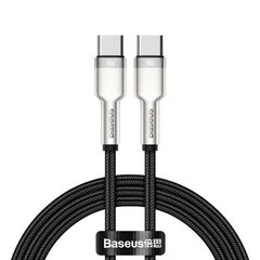 Baseus Cafule Metal USB C - кабель USB C для передачи данных и зарядки до 100 Вт, 1м, черный цена и информация | Borofone 43757-uniw | hansapost.ee