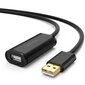 Ugreen (US121), USB 2.0, 25m. цена и информация | Mobiiltelefonide kaablid | hansapost.ee