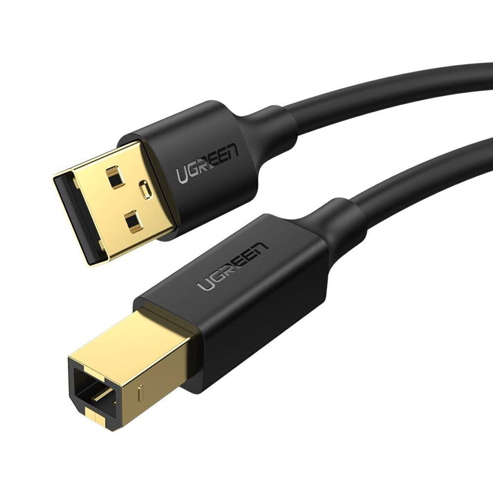 Printeri kaabel Ugreen US135 USB 2.0 AB, 5m, must hind ja info | Mobiiltelefonide kaablid | hansapost.ee