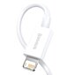 Baseus Superior Series Cable USB to Lightning, 2.4A, 1m (white) hind ja info | Mobiiltelefonide kaablid | hansapost.ee