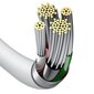 Baseus Superior Series Cable USB to Lightning, 2.4A, 1m (white) hind ja info | Mobiiltelefonide kaablid | hansapost.ee