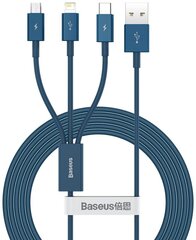 Baseus 3in1 Superior USB-kaabel mikro-USB / USB-C / Lightning 3,5 A, 1,2 m hind ja info | Mobiiltelefonide kaablid | hansapost.ee