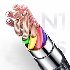Kaabel Joyroom USB - Lightning cable 3 A, 1 m (S-1030N1) hind ja info | Mobiiltelefonide kaablid | hansapost.ee