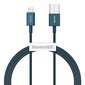 Kaabel Baseus Superior Cable USB - Lightning 2,4A ,1 m (CALYS-A03) hind ja info | Mobiiltelefonide kaablid | hansapost.ee