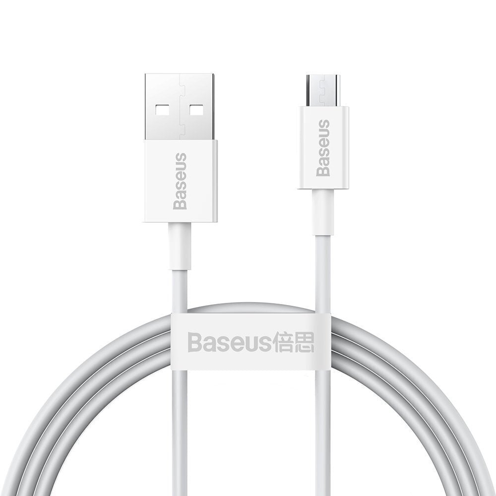 Kaabel Baseus Superior Series USB - micro USB fast charging data cable 2A, 1m (CAMYS-02) цена и информация | Mobiiltelefonide kaablid | hansapost.ee