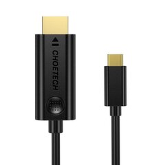 Choetech cable USB Type C - HDMI 4K 30Hz 3m black cable (XCH-0030) цена и информация | Кабели для телефонов | hansapost.ee