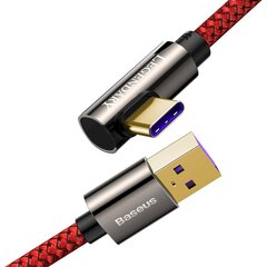 Cable USB to USB-C Baseus Legend Series, 66W, 2m (red) hind ja info | Mobiiltelefonide kaablid | hansapost.ee