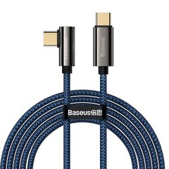 Кабель USB-C - USB-C Baseus Legend Series, PD, 100 Вт, 2 м (синий) цена и информация | Кабели для телефонов | hansapost.ee