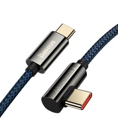 Cable USB-C to USB-C Baseus Legend Series, PD, 100W, 2m (blue) hind ja info | Mobiiltelefonide kaablid | hansapost.ee