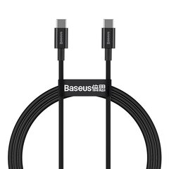 Кабель Baseus Superior Series Cable USB-C to USB-C, 100W, 1 м (черный) цена и информация | Кабели для телефонов | hansapost.ee