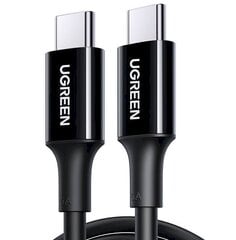Кабель USB-C UGREEN US300 на USB-C, 100Вт, 5А, 2 м (черный) цена и информация | Кабели для телефонов | hansapost.ee
