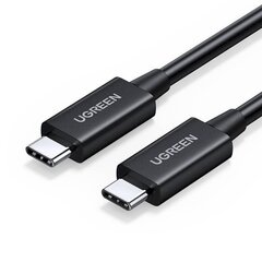 USB-C to USB-C Cable UGREEN US501, Gen3, 100W, 8K, 0.8m (Black) цена и информация | Кабели для телефонов | hansapost.ee