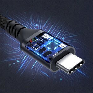 Choetech fast charging cable USB Type C - USB Type C 3.1 Gen 2 100W Power Delivery 2m black (XCC-1007) цена и информация | Mobiiltelefonide kaablid | hansapost.ee