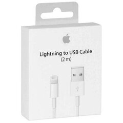 Apple Lightning to USB Cable (2m) - MD819ZM/A цена и информация | Кабели для телефонов | hansapost.ee