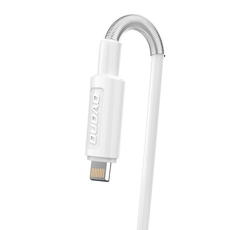 Telefonilaadija Udao 2X USB EU 5V/2.4A + Lightning kaabel, valge цена и информация | Laadijad mobiiltelefonidele | hansapost.ee