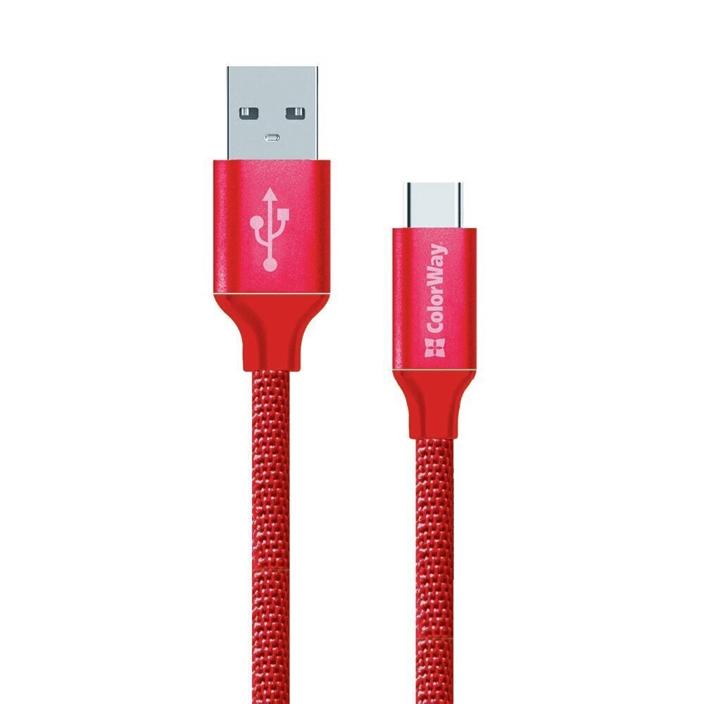 Kaabel ColorWay Type-C Data Cable USB 2.0, Fast цена и информация | Laadijad mobiiltelefonidele | hansapost.ee