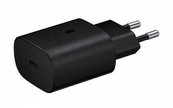 Samsung reisiadapter (ilma kaabliita) 25W must EP-TA800NBEGEU hind ja info | Laadijad mobiiltelefonidele | hansapost.ee