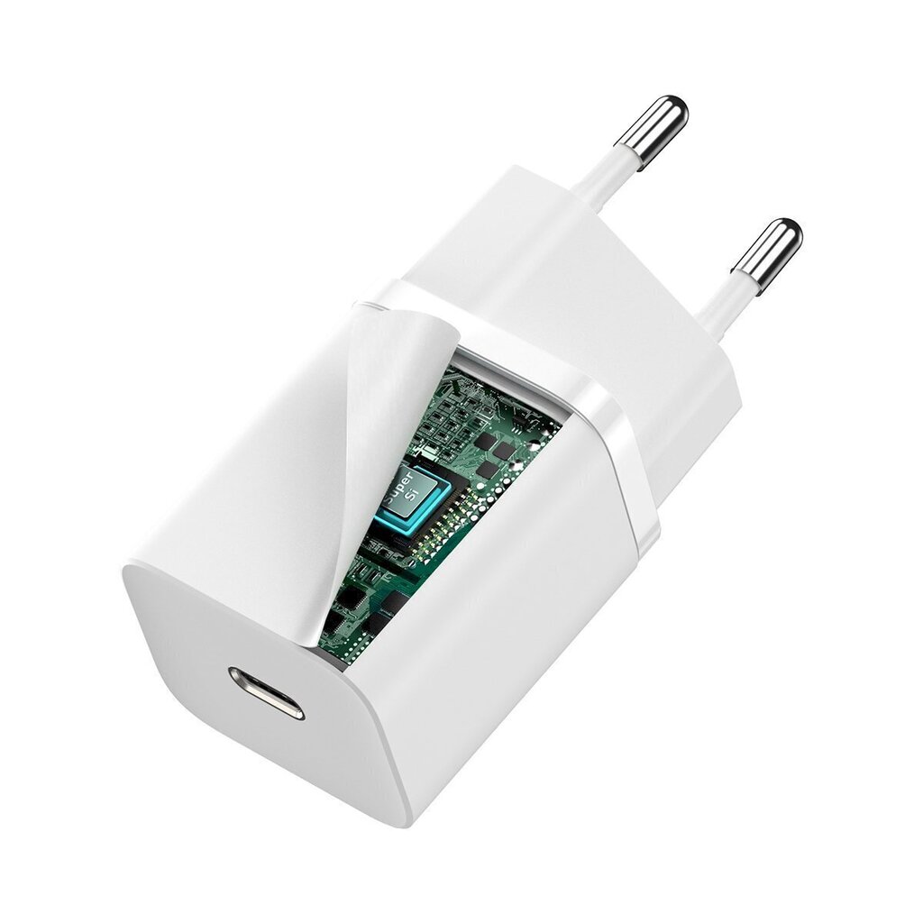 Baseus Super Si Quick Charger 1C 30W (white) hind ja info | Laadijad mobiiltelefonidele | hansapost.ee