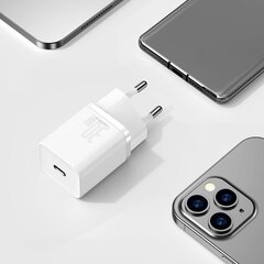 Baseus Super Si Quick Charger 1C 30W (white) цена и информация | Зарядные устройства для телефонов | hansapost.ee