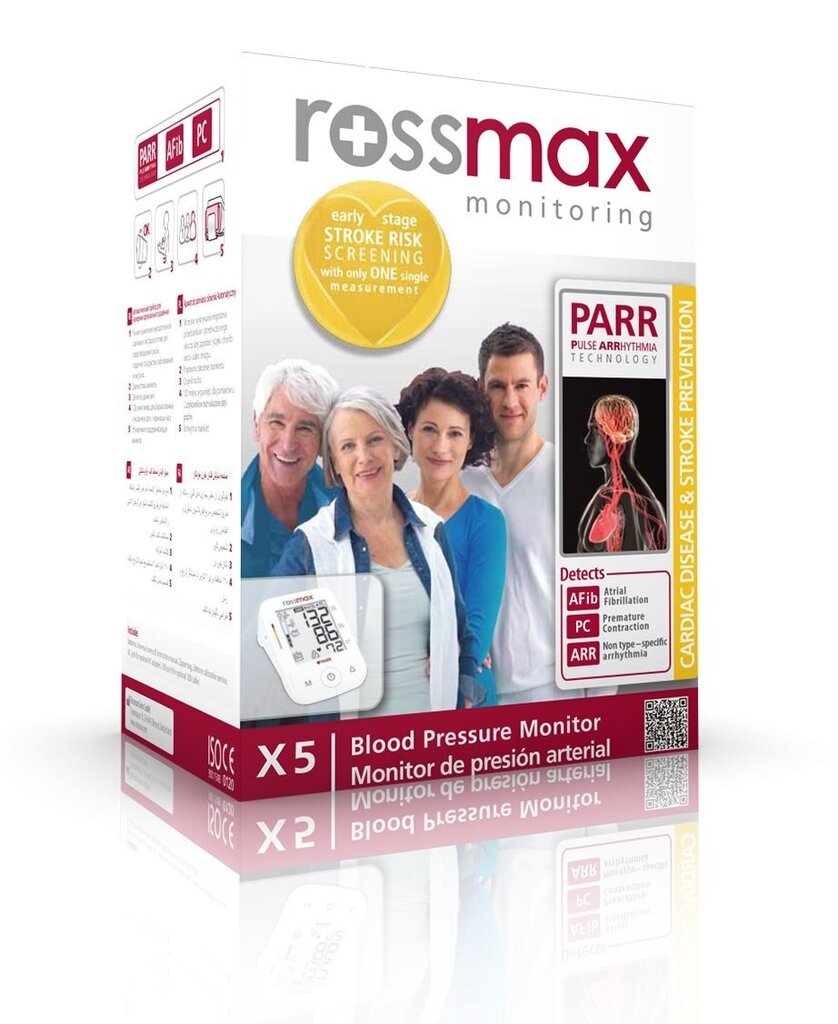 Rossmax X5 Parr цена и информация | Vererõhuaparaadid | hansapost.ee