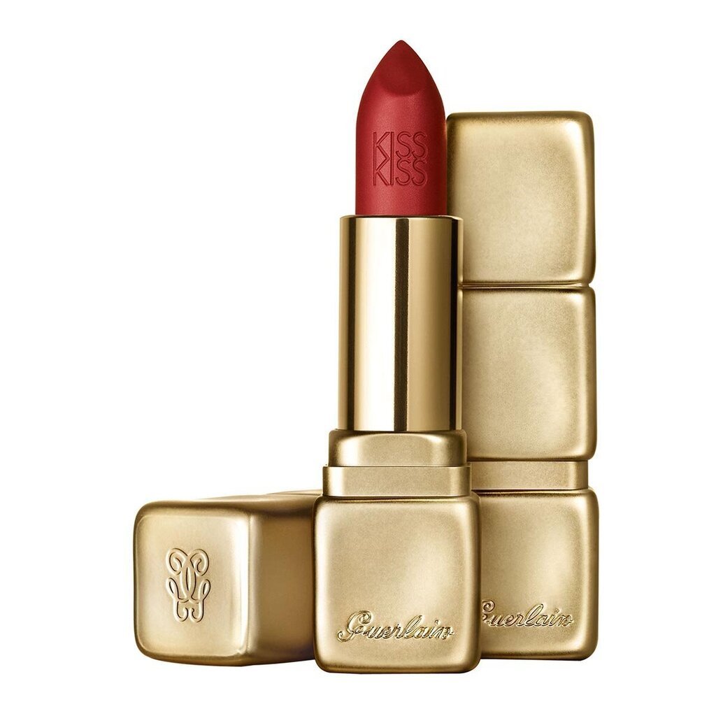 Huulepulk Guerlain KissKiss Matte 3,5 g, M331 Chilli Red hind ja info | Huulekosmeetika | hansapost.ee