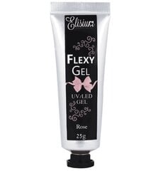 Küünegeel pikendamiseks Elisium Flexy Gel Rose 25 g hind ja info | Küünelakid ja küünelakieemaldajad | hansapost.ee