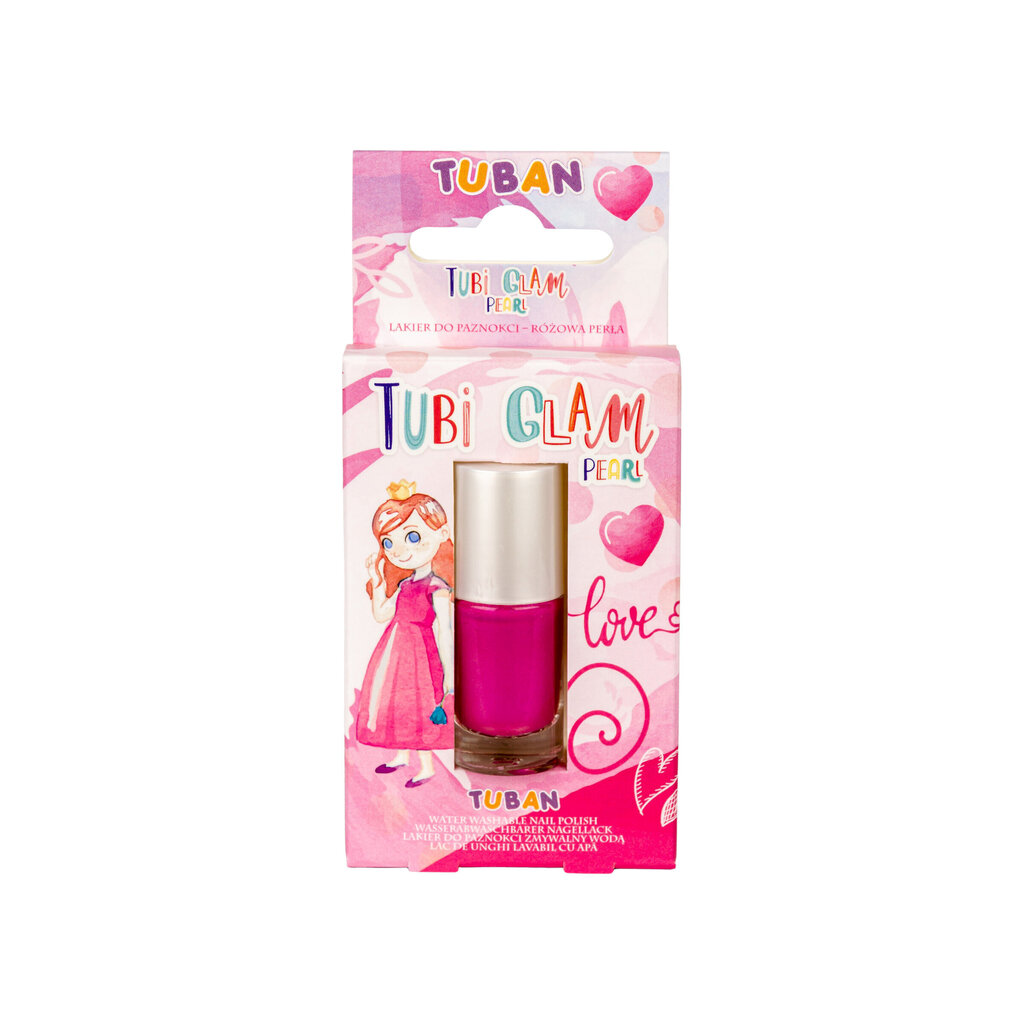 Tubi Glam - Küünelakk lastele - Roosa pärl - 5ml, Tuban TU3459 hind ja info | Küünelakid ja küünelakieemaldajad | hansapost.ee