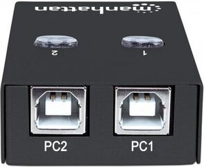 Автопереключение USB 2.0 2/1 Манхэттен цена и информация | Manhattan Aксессуары для компьютеров | hansapost.ee