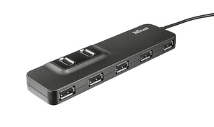 Trust (20576) Oila 7 Port USB 2.0 Hub hind ja info | USB adapterid ja jagajad | hansapost.ee