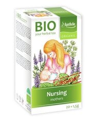 Чай кормящим мамам APOTHEKE BIO 30 г цена и информация | Товары для кормления | hansapost.ee