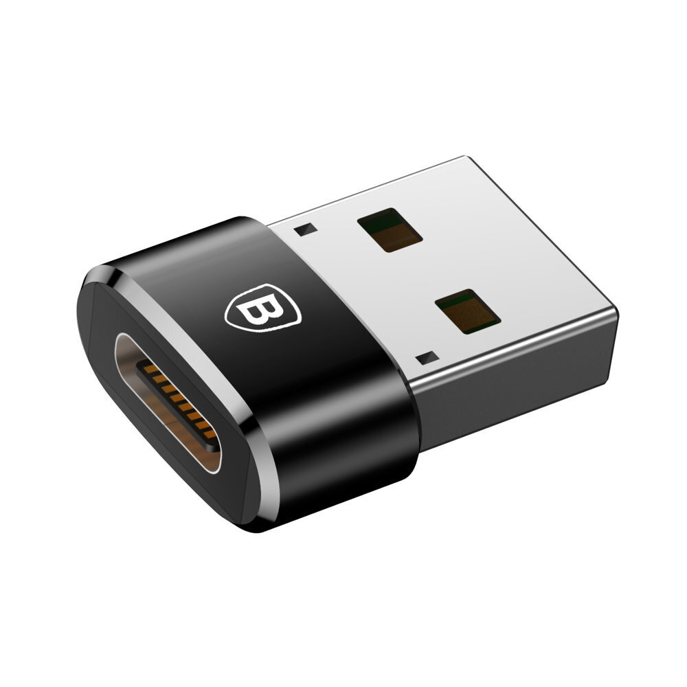 Universaalne OTG-adapter Baseus CAAOTG-01, USB 3.0 C-tüüpi 3.1, must цена и информация | USB adapterid ja jagajad | hansapost.ee