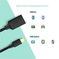 Ugreen US154 адаптер OTG USB-C 3.0, белый цена и информация | Адаптеры и USB-hub | hansapost.ee