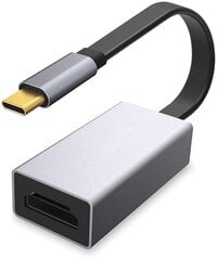 Мультимедийный адаптер Platinet USB-C в HDMI (4K @ 30Hz, 1080P @ 60Hz) цена и информация | Адаптеры и USB-hub | hansapost.ee